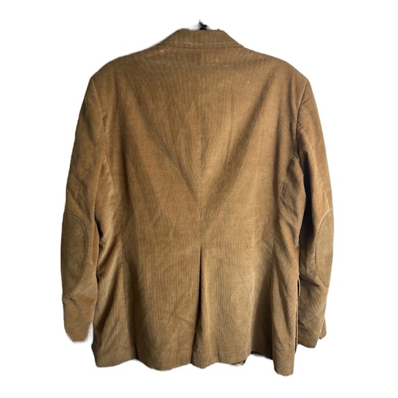 Vintage Cambridge Classics Mervyns Camel Corduroy Sport Coat Elbow Patches 42 - Picture 3 of 16